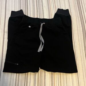 FIGS Black Zamora Jogger Scrub Pants XXS/P